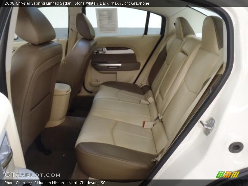  2008 Sebring Limited Sedan Dark Khaki/Light Graystone Interior
