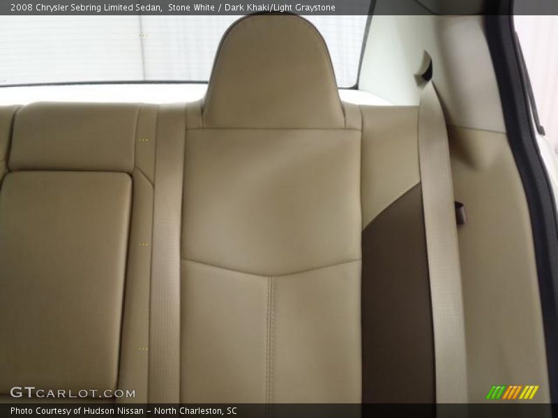 Stone White / Dark Khaki/Light Graystone 2008 Chrysler Sebring Limited Sedan