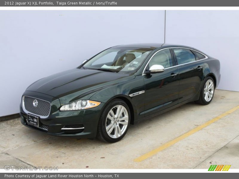 Taiga Green Metallic / Ivory/Truffle 2012 Jaguar XJ XJL Portfolio