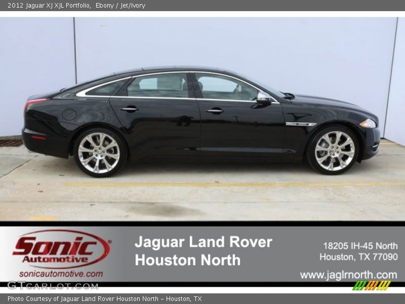 Ebony / Jet/Ivory 2012 Jaguar XJ XJL Portfolio