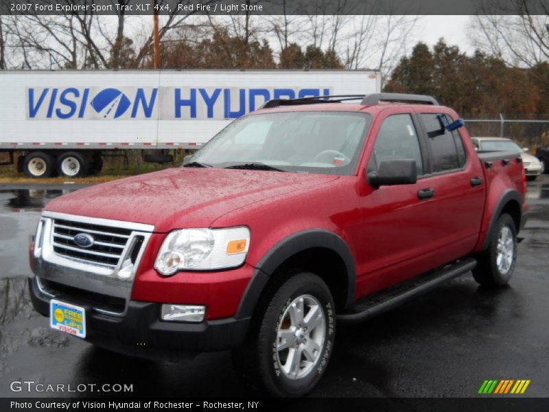 Red Fire / Light Stone 2007 Ford Explorer Sport Trac XLT 4x4