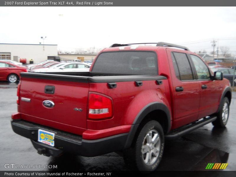 Red Fire / Light Stone 2007 Ford Explorer Sport Trac XLT 4x4