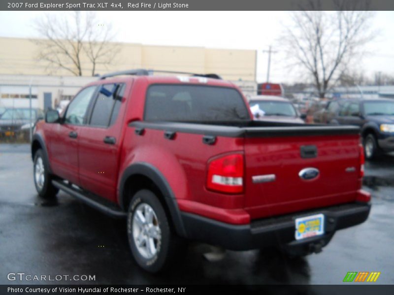 Red Fire / Light Stone 2007 Ford Explorer Sport Trac XLT 4x4