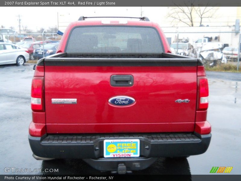 Red Fire / Light Stone 2007 Ford Explorer Sport Trac XLT 4x4