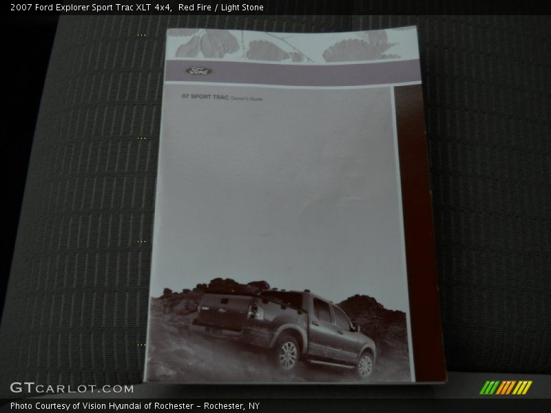 Red Fire / Light Stone 2007 Ford Explorer Sport Trac XLT 4x4