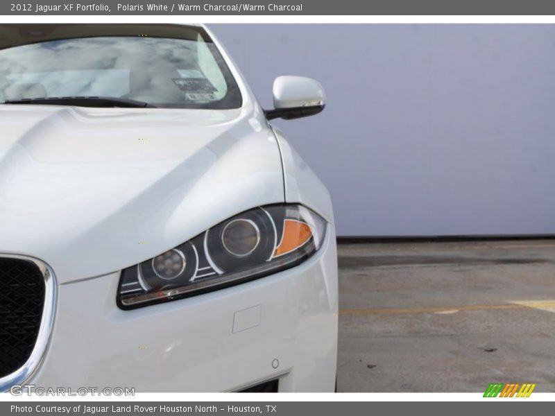 Polaris White / Warm Charcoal/Warm Charcoal 2012 Jaguar XF Portfolio