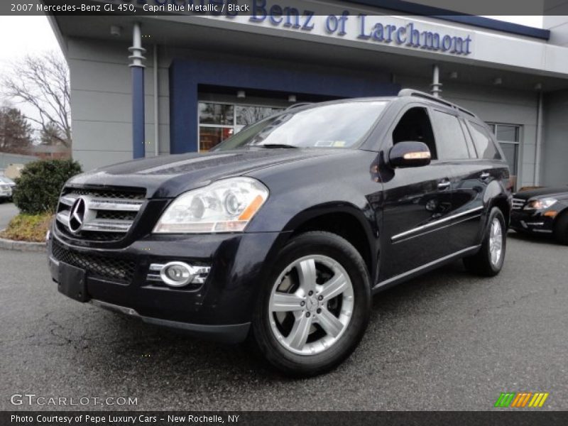 Capri Blue Metallic / Black 2007 Mercedes-Benz GL 450