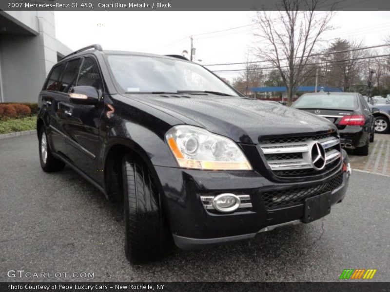 Capri Blue Metallic / Black 2007 Mercedes-Benz GL 450