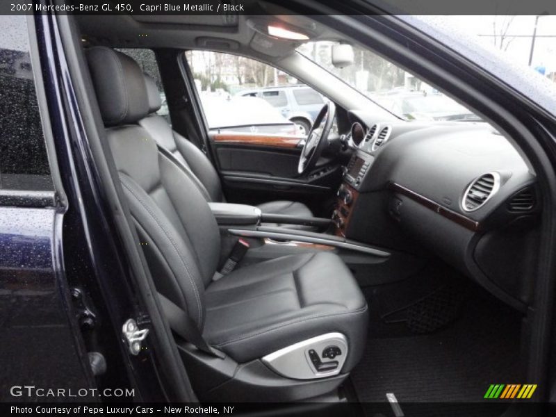 Capri Blue Metallic / Black 2007 Mercedes-Benz GL 450