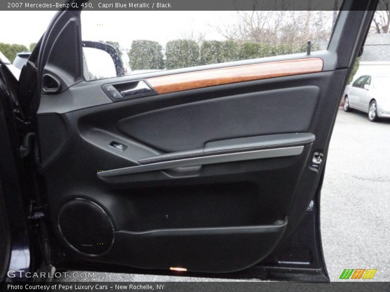 Capri Blue Metallic / Black 2007 Mercedes-Benz GL 450