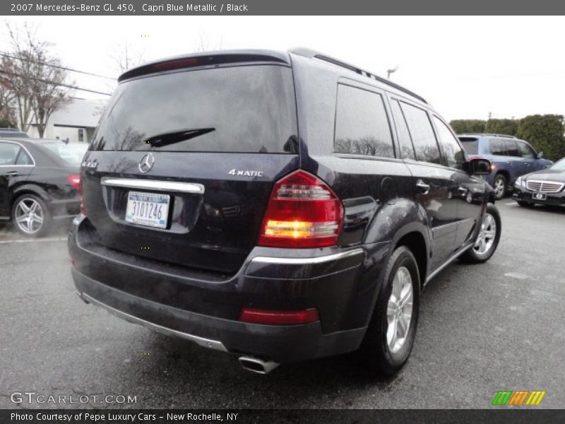 Capri Blue Metallic / Black 2007 Mercedes-Benz GL 450