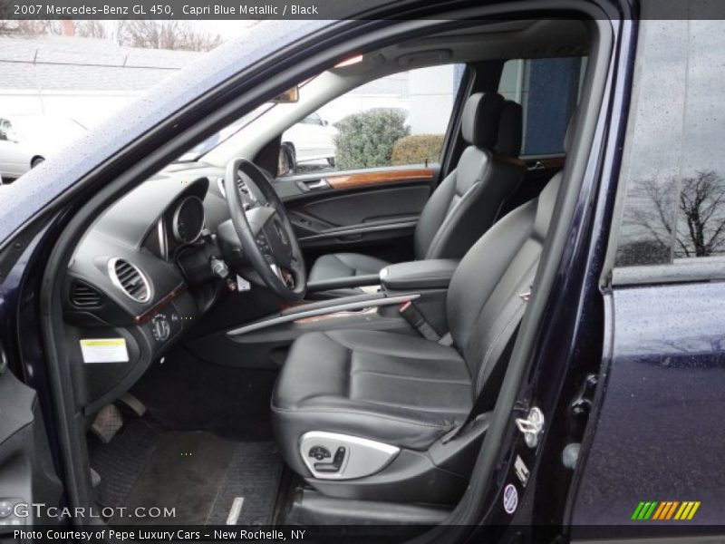 Capri Blue Metallic / Black 2007 Mercedes-Benz GL 450