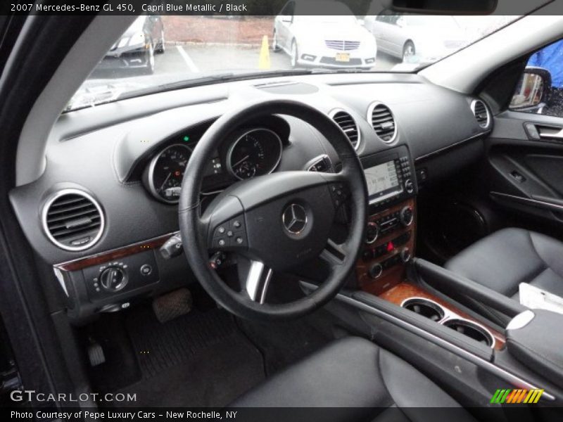 Capri Blue Metallic / Black 2007 Mercedes-Benz GL 450