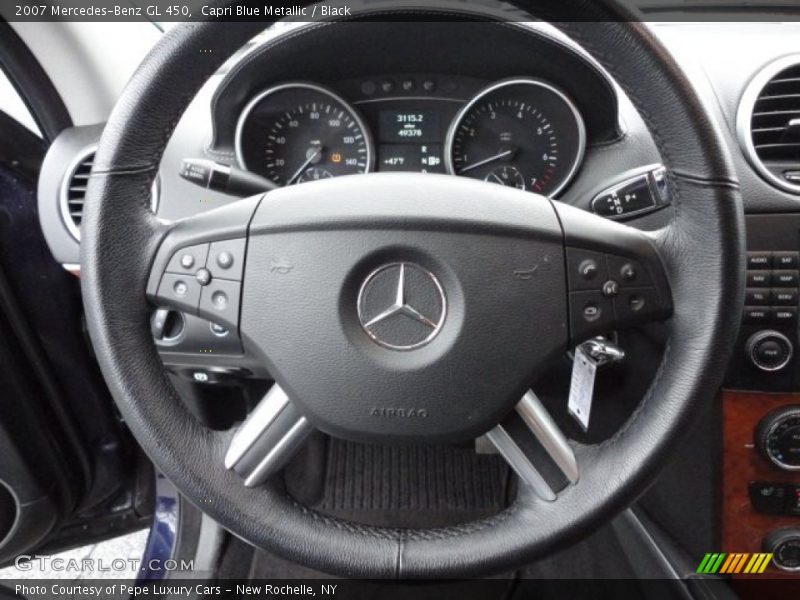 Capri Blue Metallic / Black 2007 Mercedes-Benz GL 450