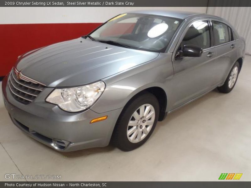 Steel Silver Metallic / Dark Slate Gray 2009 Chrysler Sebring LX Sedan
