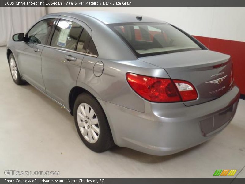 Steel Silver Metallic / Dark Slate Gray 2009 Chrysler Sebring LX Sedan