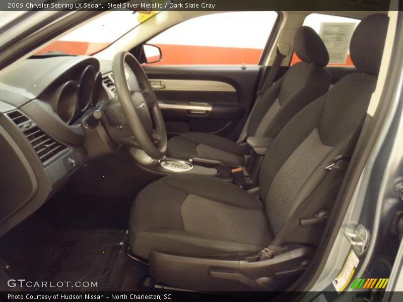 Steel Silver Metallic / Dark Slate Gray 2009 Chrysler Sebring LX Sedan