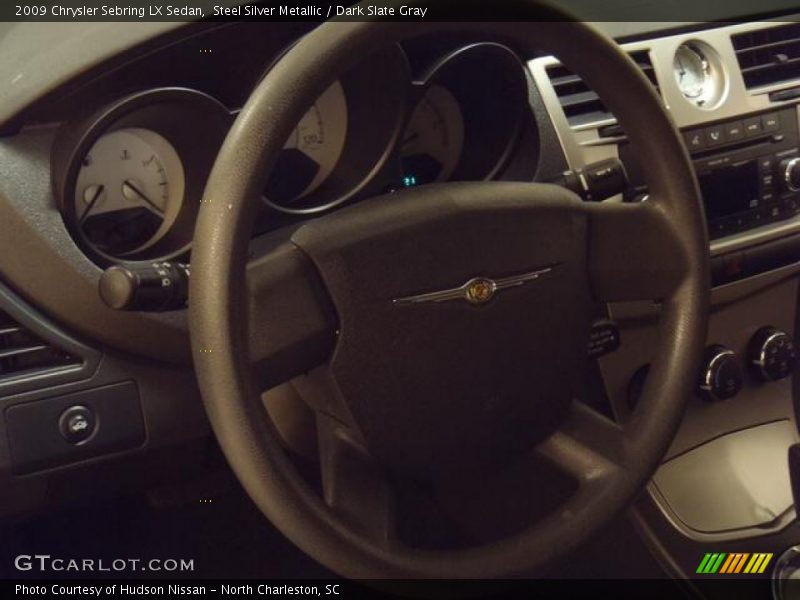 Steel Silver Metallic / Dark Slate Gray 2009 Chrysler Sebring LX Sedan