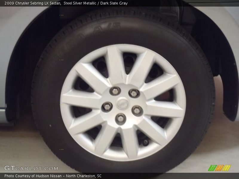 Steel Silver Metallic / Dark Slate Gray 2009 Chrysler Sebring LX Sedan