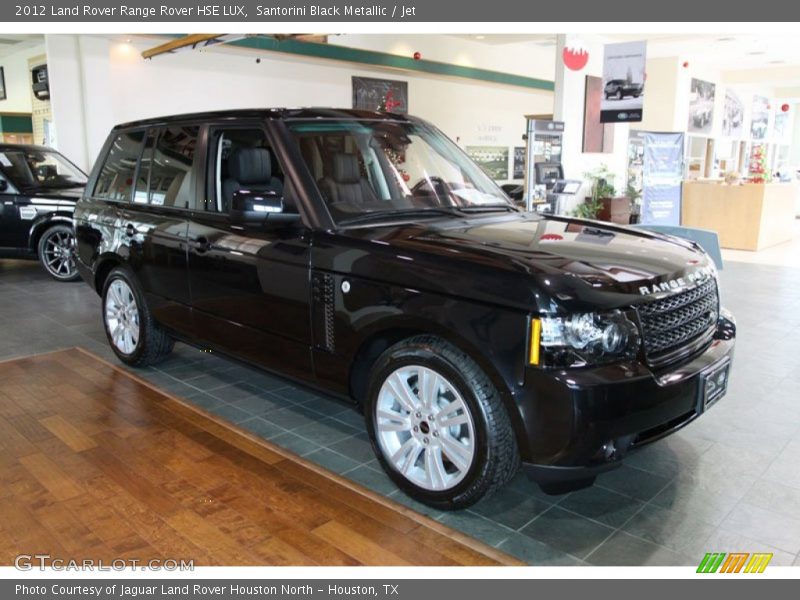 Santorini Black Metallic / Jet 2012 Land Rover Range Rover HSE LUX