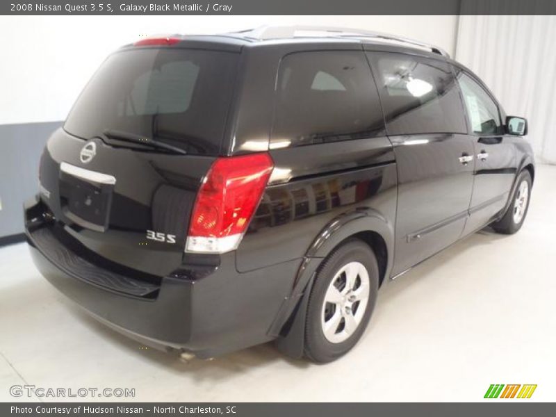 Galaxy Black Metallic / Gray 2008 Nissan Quest 3.5 S