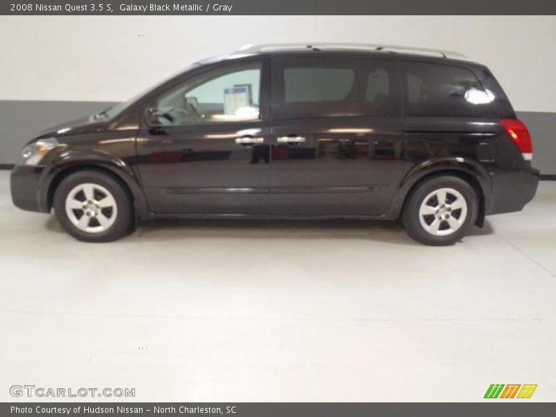 Galaxy Black Metallic / Gray 2008 Nissan Quest 3.5 S