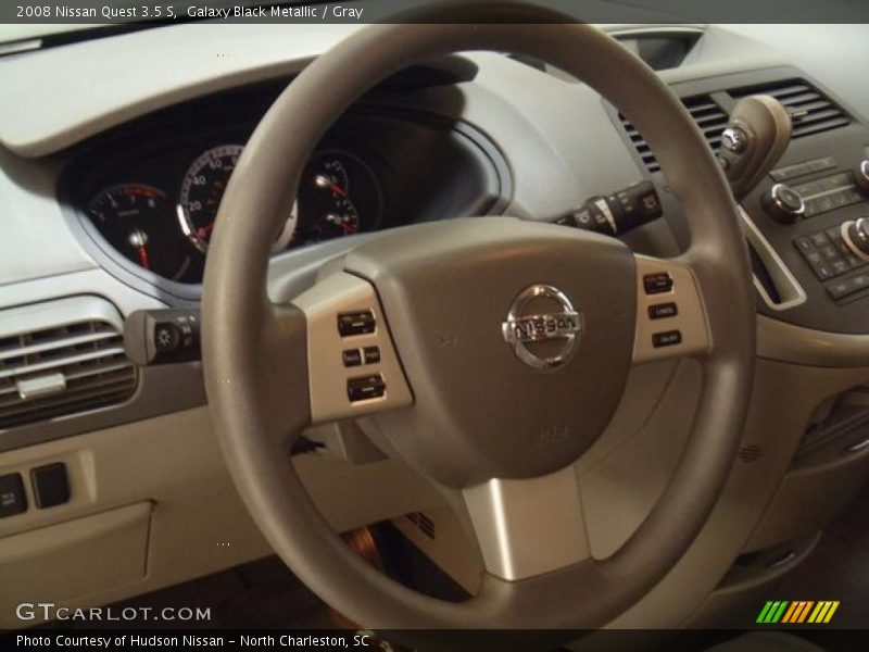 Galaxy Black Metallic / Gray 2008 Nissan Quest 3.5 S