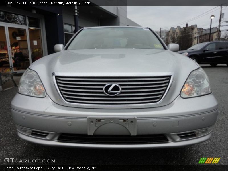 Mercury Metallic / Black 2005 Lexus LS 430 Sedan