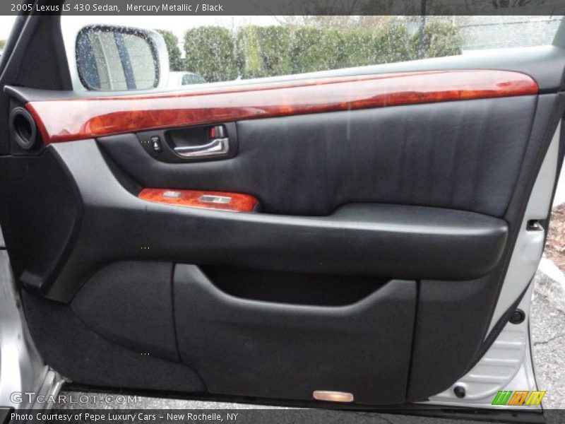 Mercury Metallic / Black 2005 Lexus LS 430 Sedan