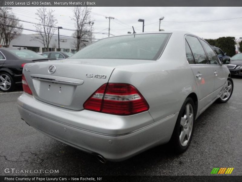Mercury Metallic / Black 2005 Lexus LS 430 Sedan