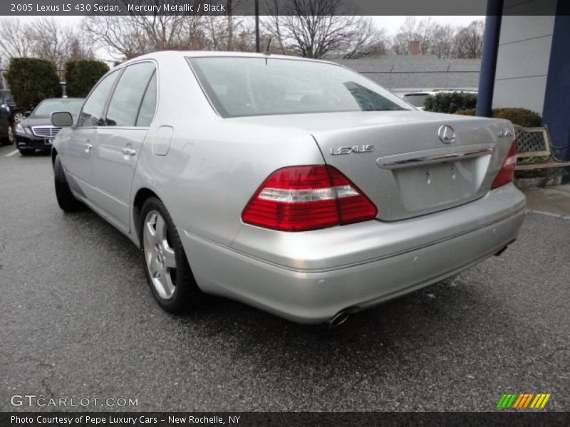 Mercury Metallic / Black 2005 Lexus LS 430 Sedan