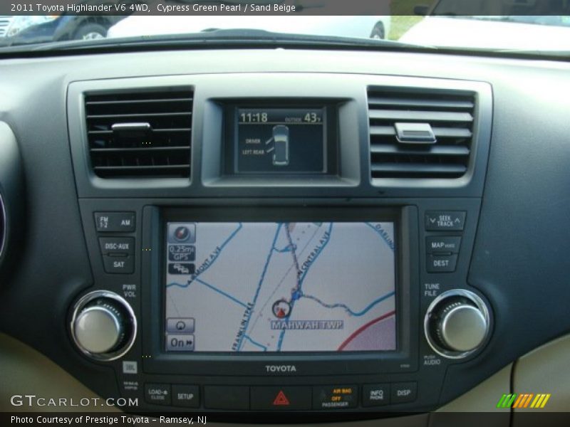 Cypress Green Pearl / Sand Beige 2011 Toyota Highlander V6 4WD