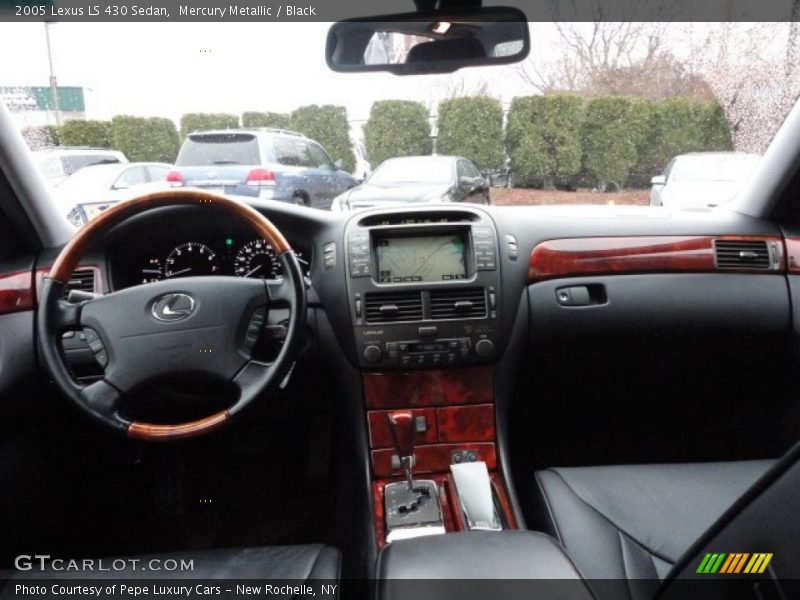 Mercury Metallic / Black 2005 Lexus LS 430 Sedan