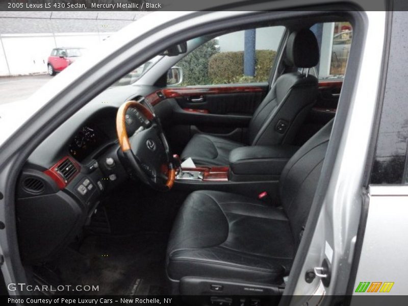 Mercury Metallic / Black 2005 Lexus LS 430 Sedan