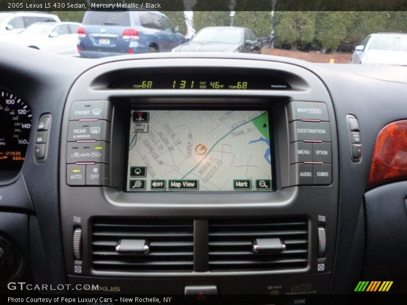 Mercury Metallic / Black 2005 Lexus LS 430 Sedan