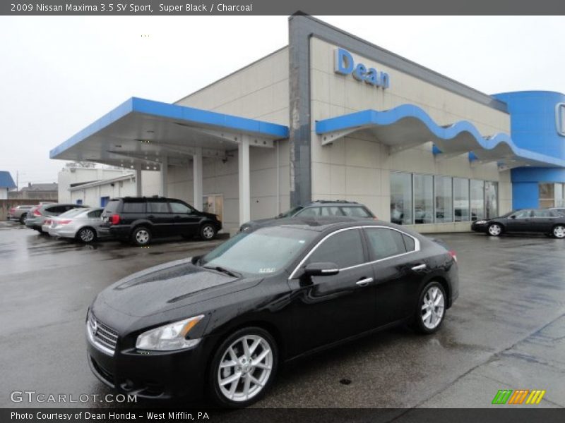 Super Black / Charcoal 2009 Nissan Maxima 3.5 SV Sport