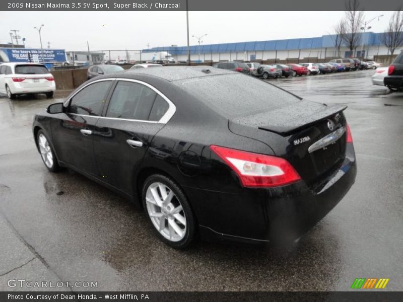 Super Black / Charcoal 2009 Nissan Maxima 3.5 SV Sport