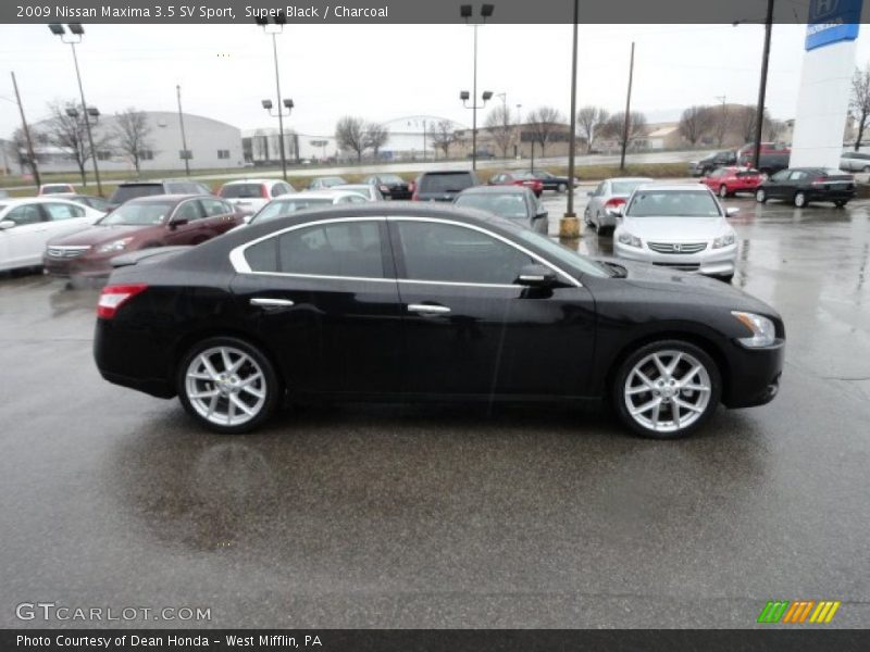 Super Black / Charcoal 2009 Nissan Maxima 3.5 SV Sport