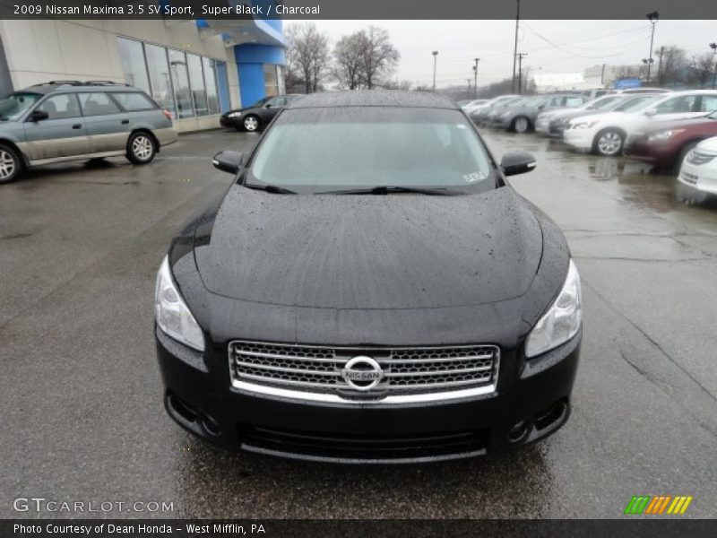 Super Black / Charcoal 2009 Nissan Maxima 3.5 SV Sport