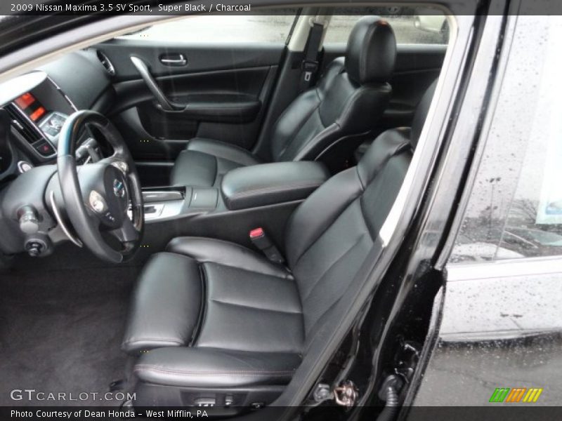 Super Black / Charcoal 2009 Nissan Maxima 3.5 SV Sport