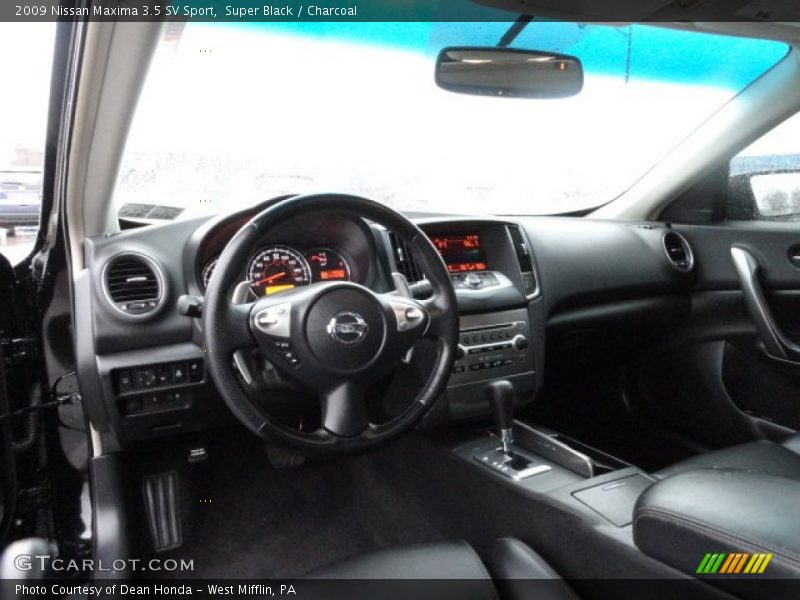 Super Black / Charcoal 2009 Nissan Maxima 3.5 SV Sport