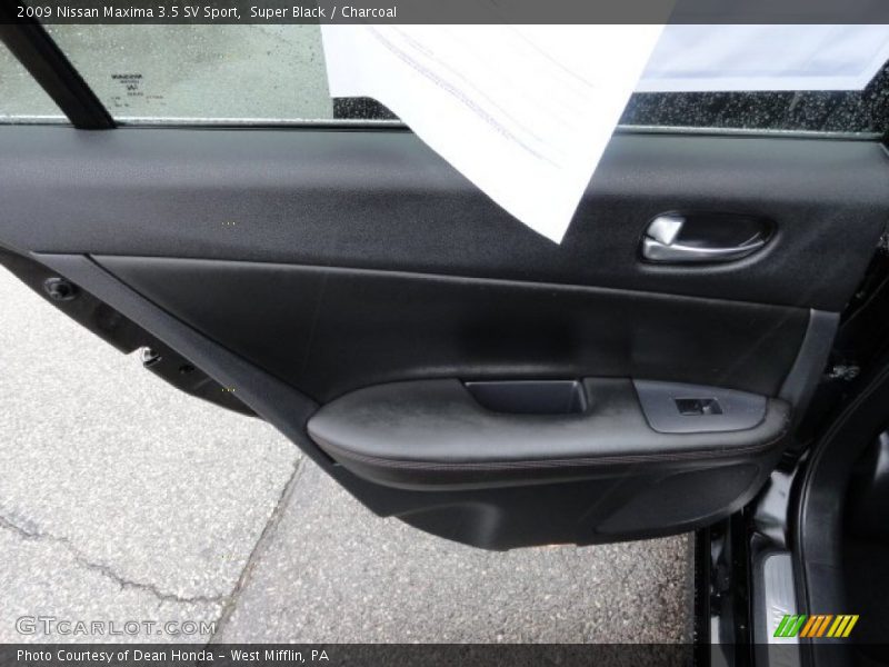 Super Black / Charcoal 2009 Nissan Maxima 3.5 SV Sport
