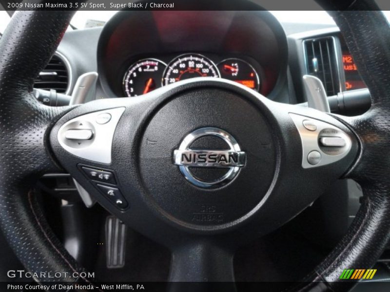 Super Black / Charcoal 2009 Nissan Maxima 3.5 SV Sport