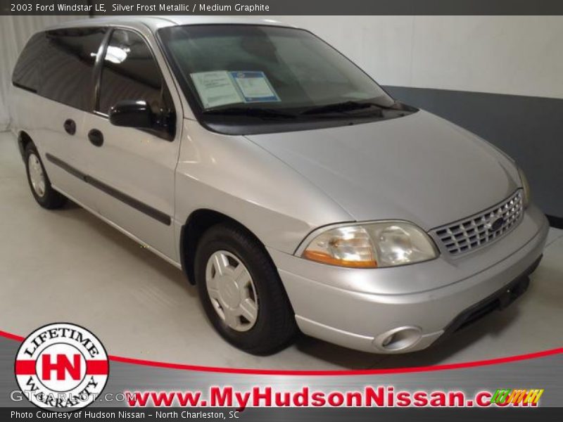Silver Frost Metallic / Medium Graphite 2003 Ford Windstar LE