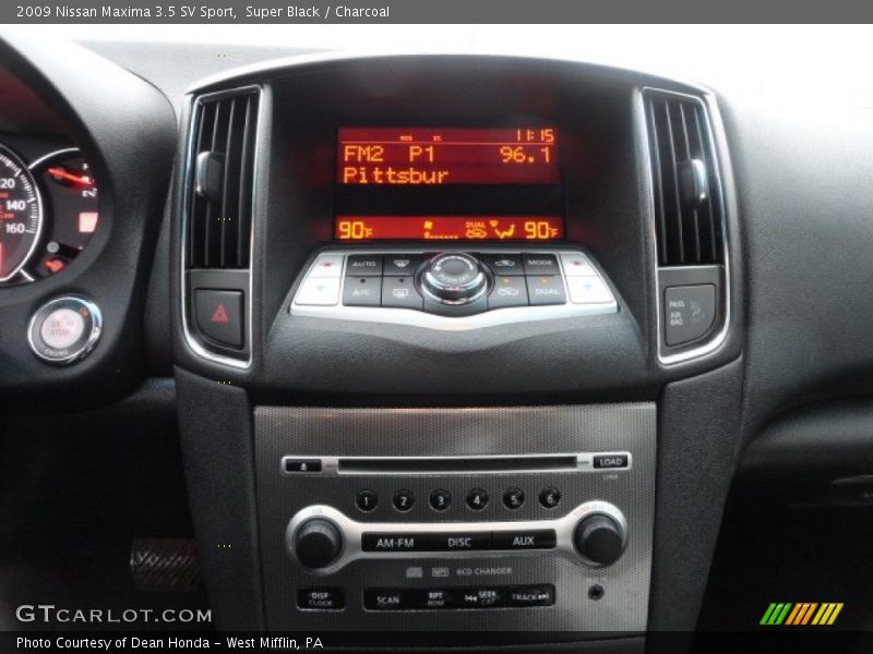 Super Black / Charcoal 2009 Nissan Maxima 3.5 SV Sport
