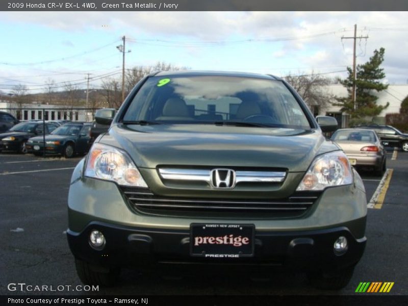 Green Tea Metallic / Ivory 2009 Honda CR-V EX-L 4WD