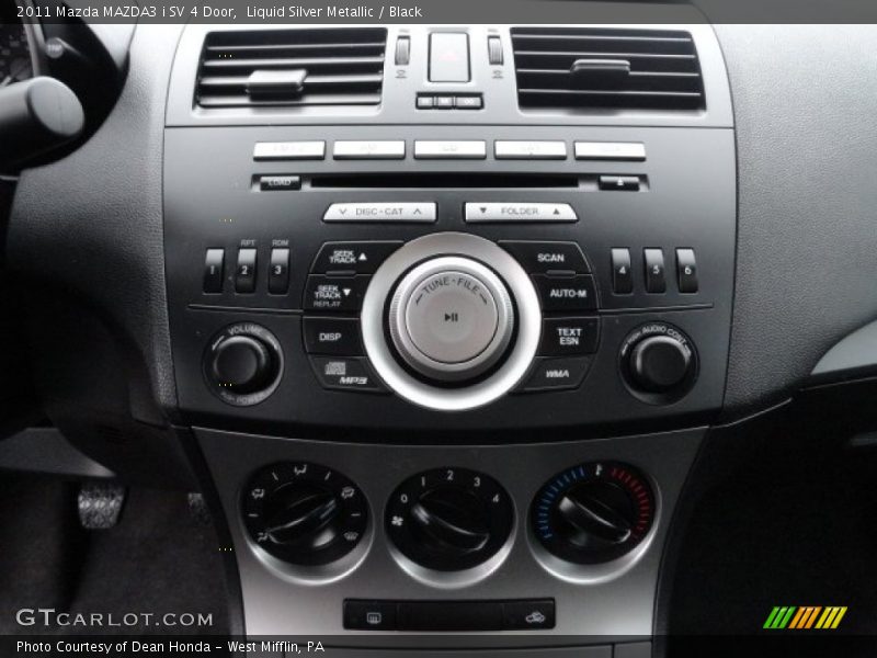 Liquid Silver Metallic / Black 2011 Mazda MAZDA3 i SV 4 Door