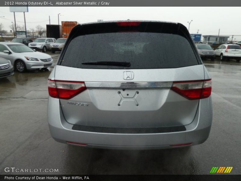 Alabaster Silver Metallic / Gray 2012 Honda Odyssey EX-L
