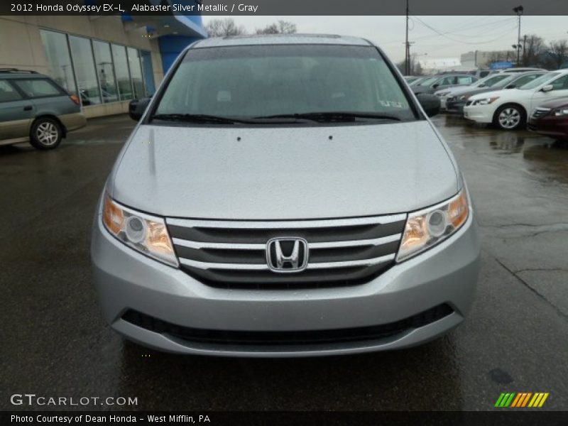 Alabaster Silver Metallic / Gray 2012 Honda Odyssey EX-L