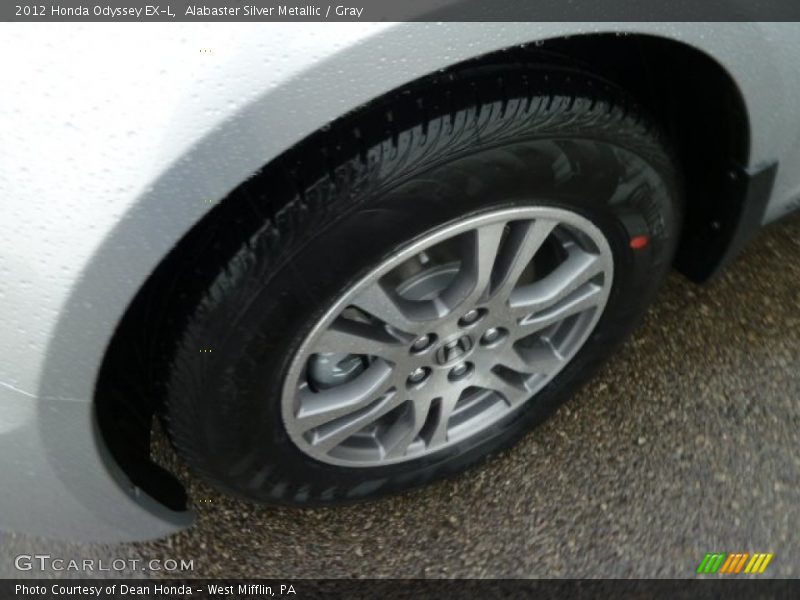 Alabaster Silver Metallic / Gray 2012 Honda Odyssey EX-L